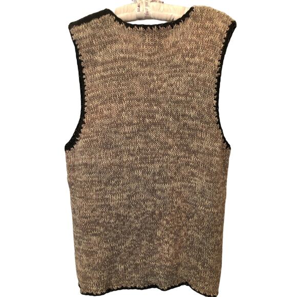 Heirloom Collectibles Knit Vintage Sweater Vest size Large - Picture 2 of 5